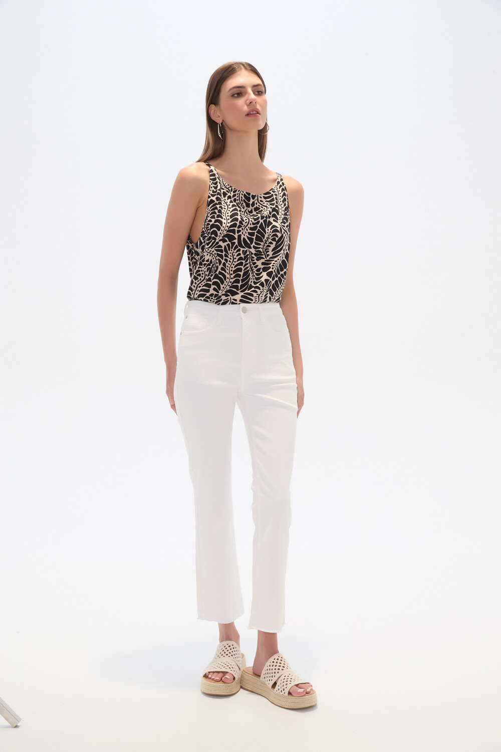 Pantalon Calendre Marfil / Off White