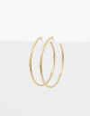 Aros Argollas Metal Aros Argollas Metal Delgado - Dorado