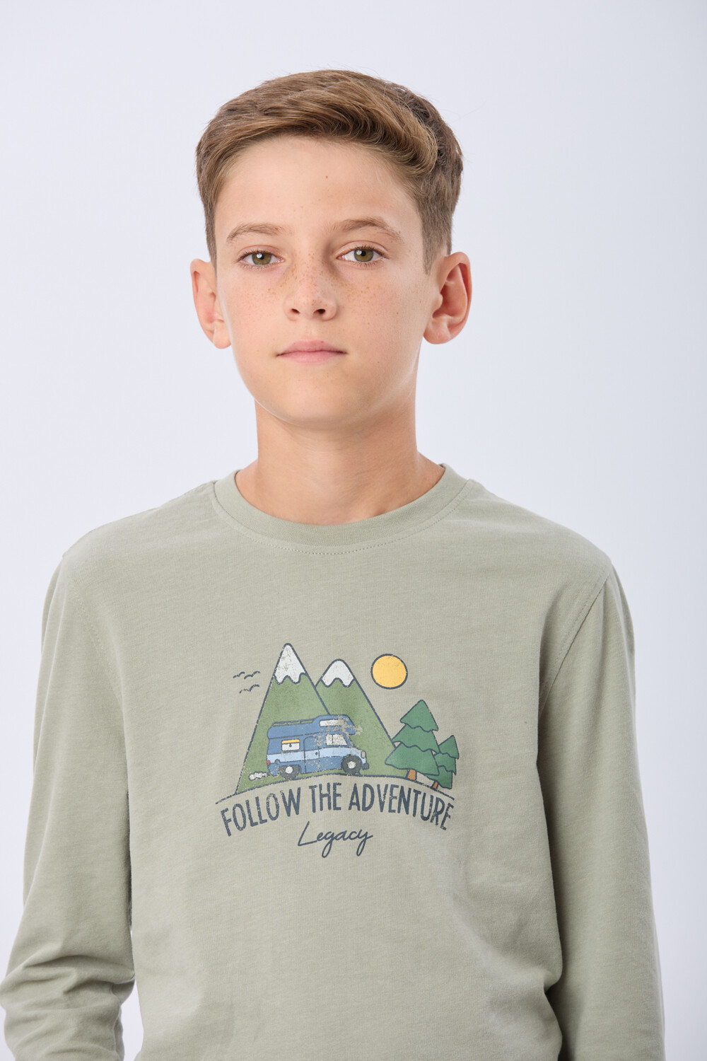 REMERA ESTAMPADA Verde