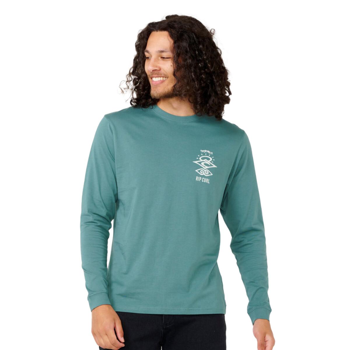 Remera Rip Curl Search Icon - Verde 