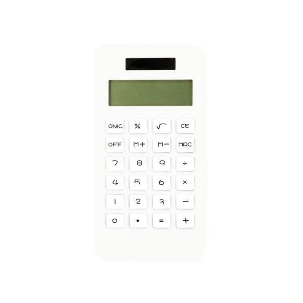 Calculadora mini blanco