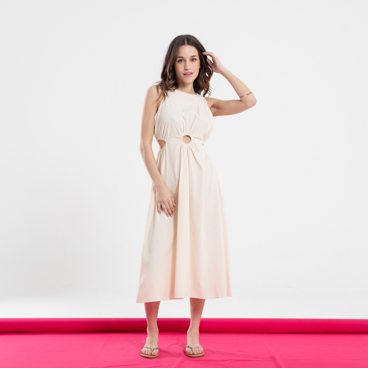 VESTIDO DINAH - CRUDO 