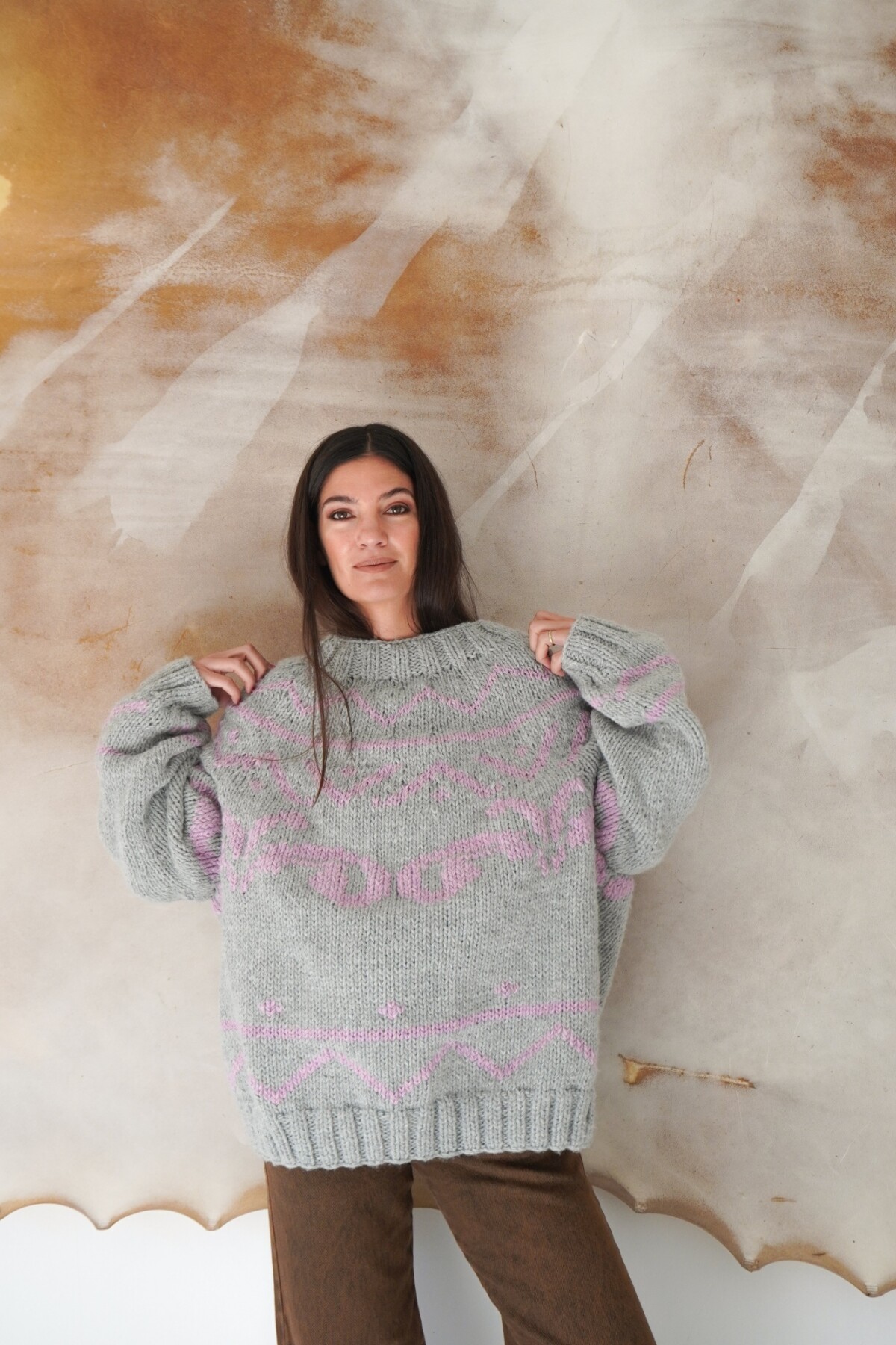The Fabulous Sweater Gris / Lila