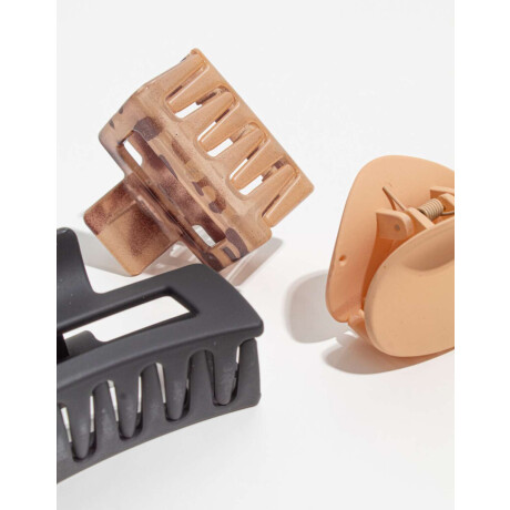 Set De Broches Combinacion tricolor