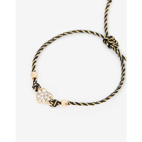 Pulseras Flexibles Strass Dorado