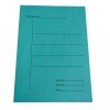 DOCENA DE CARPETAS DE CARTULINA PARA ESCRIBANIA COLOR VERDE