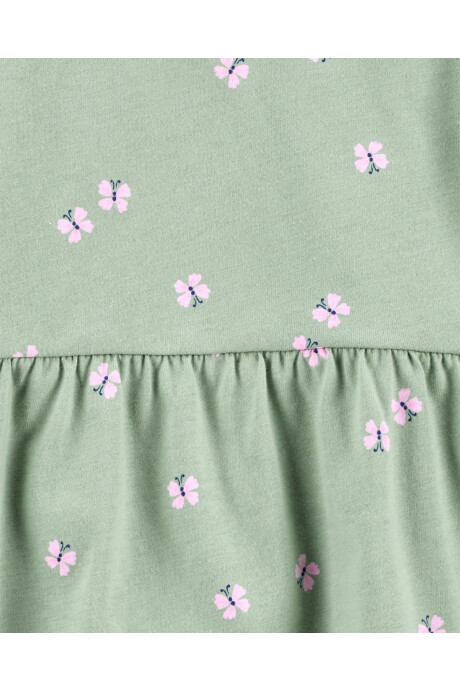 Blusa de algodón diseño mariposas Sin color