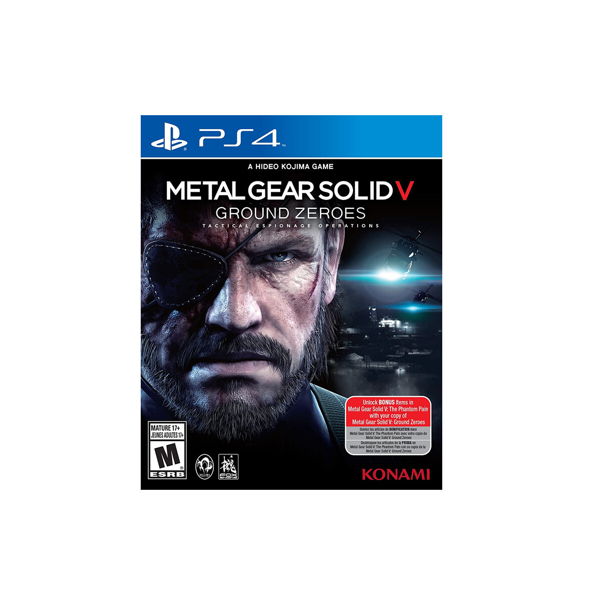 PS4 METAL GEAR SOLID V: GROUND ZEROES 
