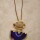 Cracked Necklace Violeta Y Gris