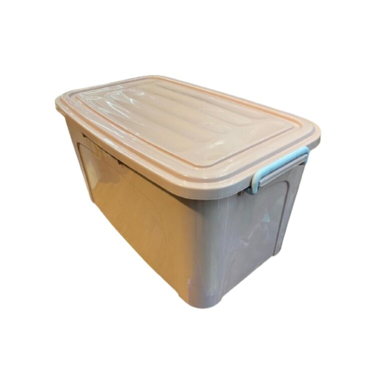 CAJA ORGANIZADORA APILABLE 30 LITROS CORAL