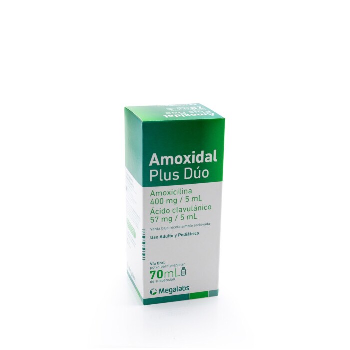 AMOXIDAL PLUS DUO SUSP. FRASCO X 70 ML. única