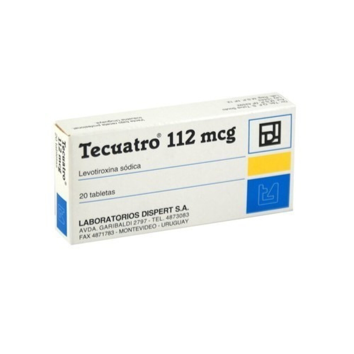 Tecuatro 112 Mcg. 20 Tabletas 