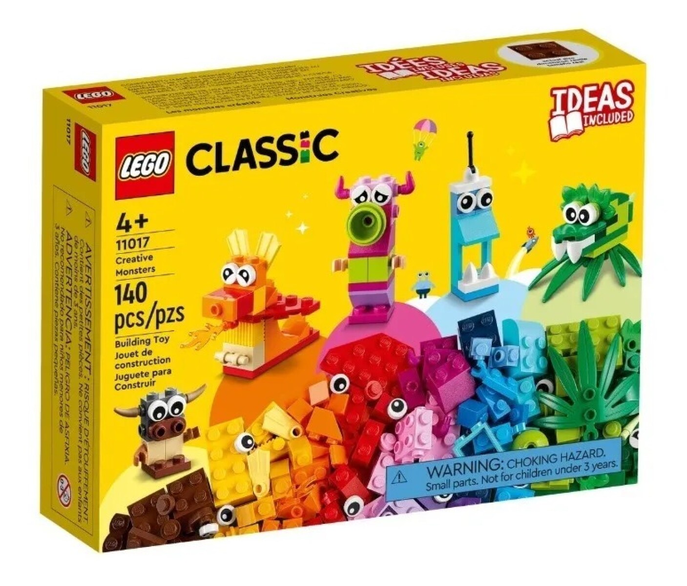 Lego Classic Monstruos Creativos 140 Pzs 