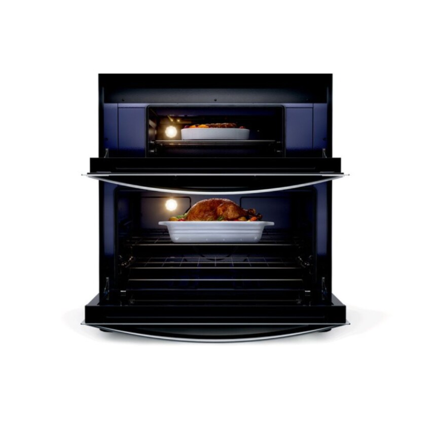 Cocina Whirlpool 5H WFD5 doble horno negra Cocina Whirlpool 5H WFD5 doble horno negra