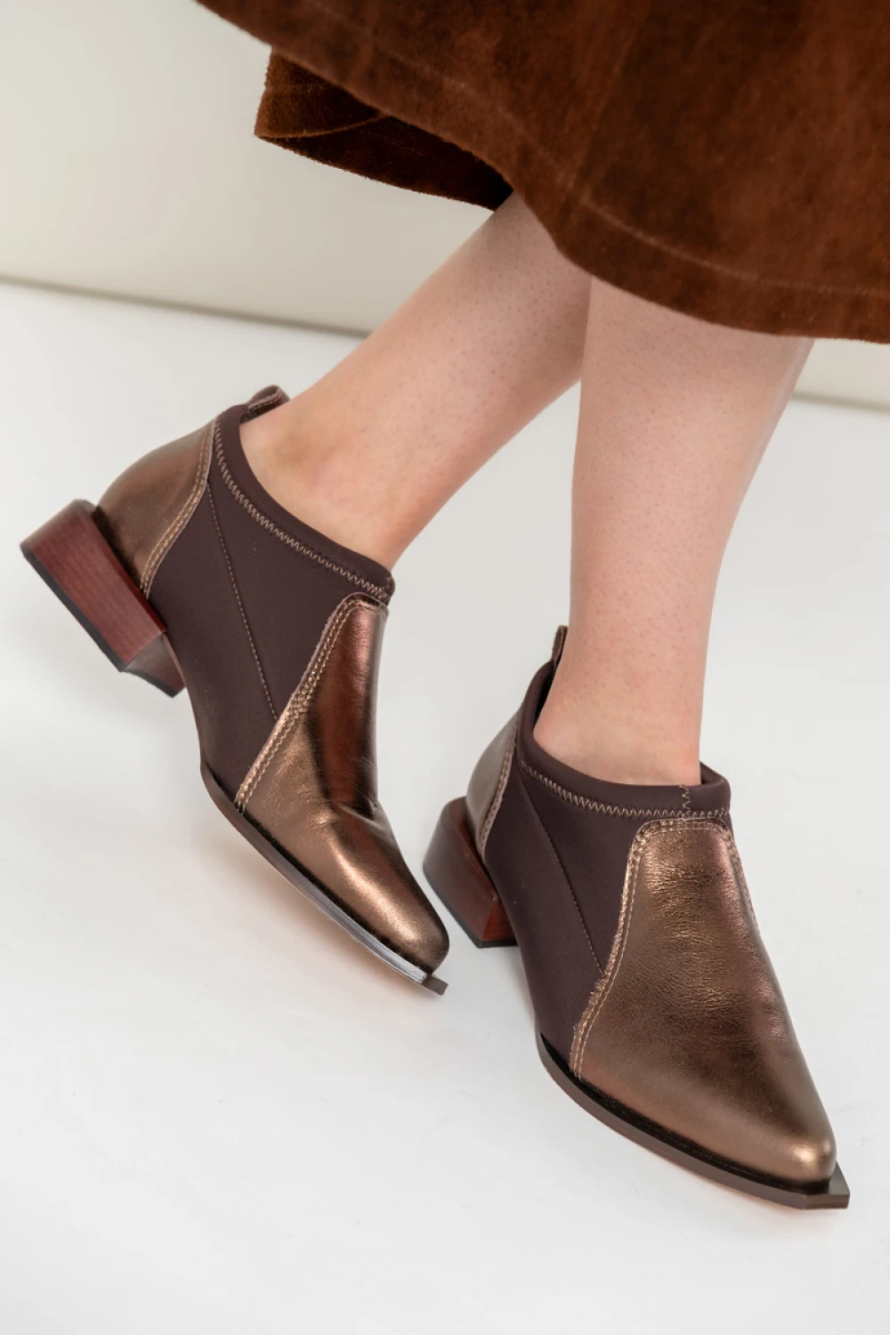 Botin Twist bronce 36