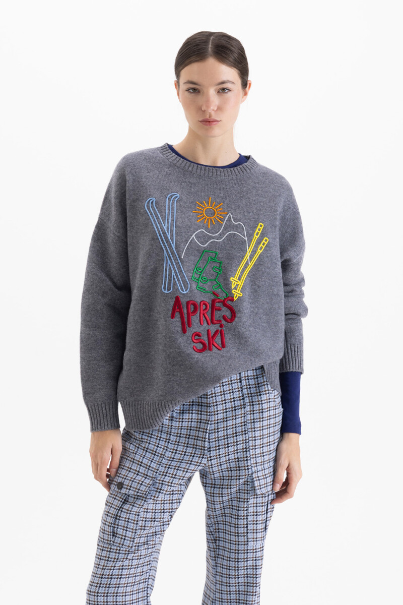 SWEATER APRES SKI Gris