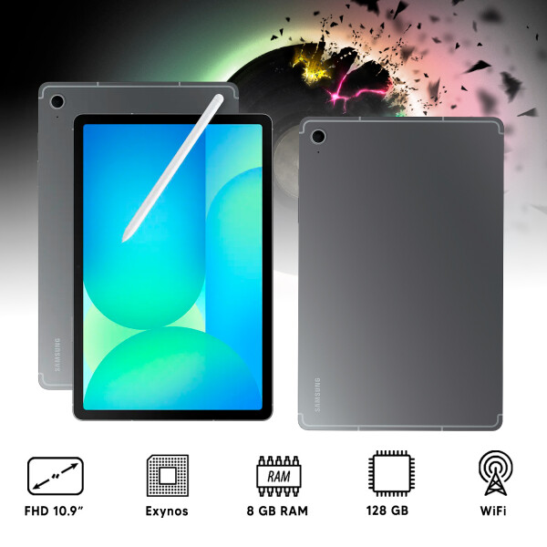 Tablet Samsung Galaxy Tab S10 Fe 8/128 Gb + S Pen + Estuche Original GRIS