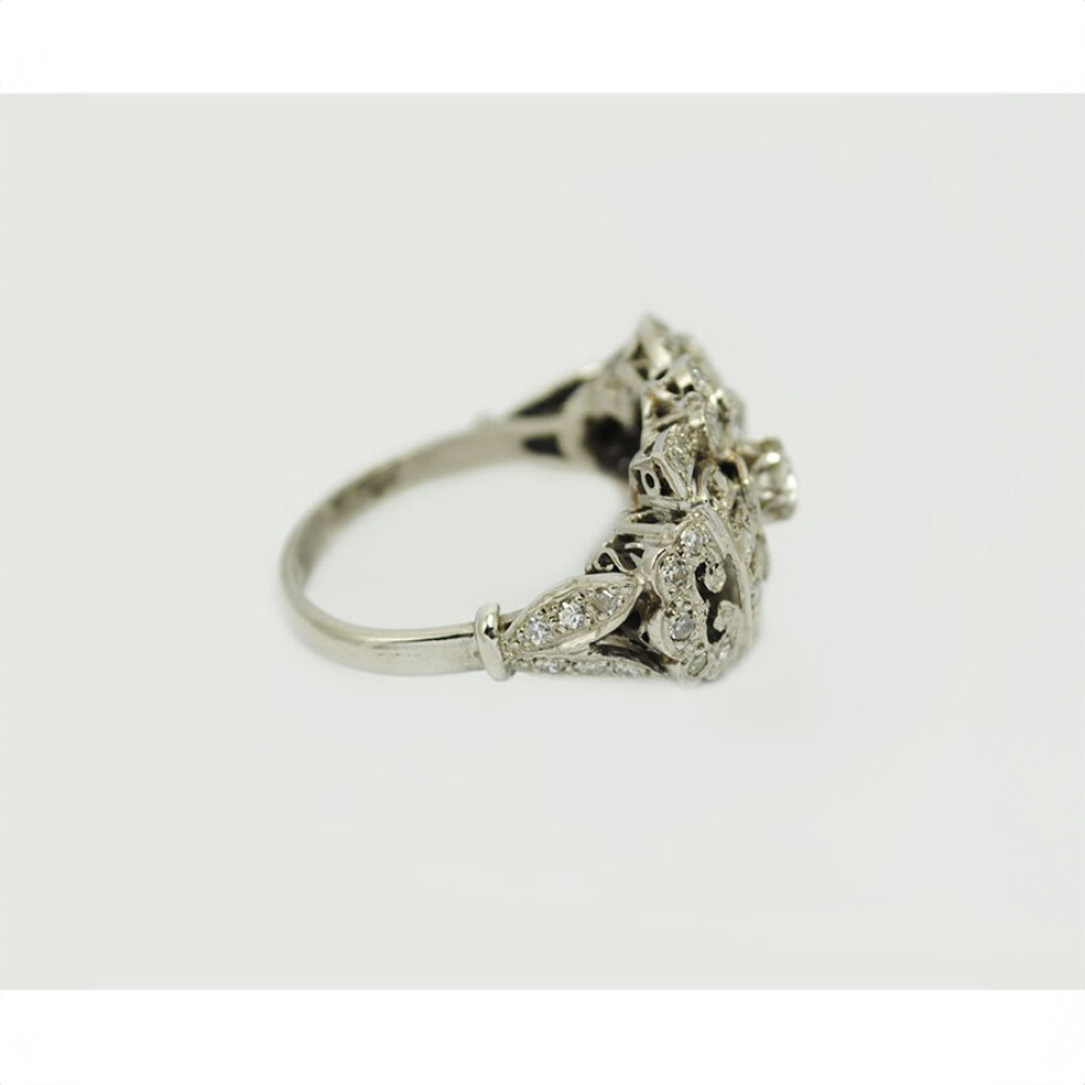 Anillo Oro Blanco 18K Y Brillantes Anillo Oro Blanco 18K Y Brillantes