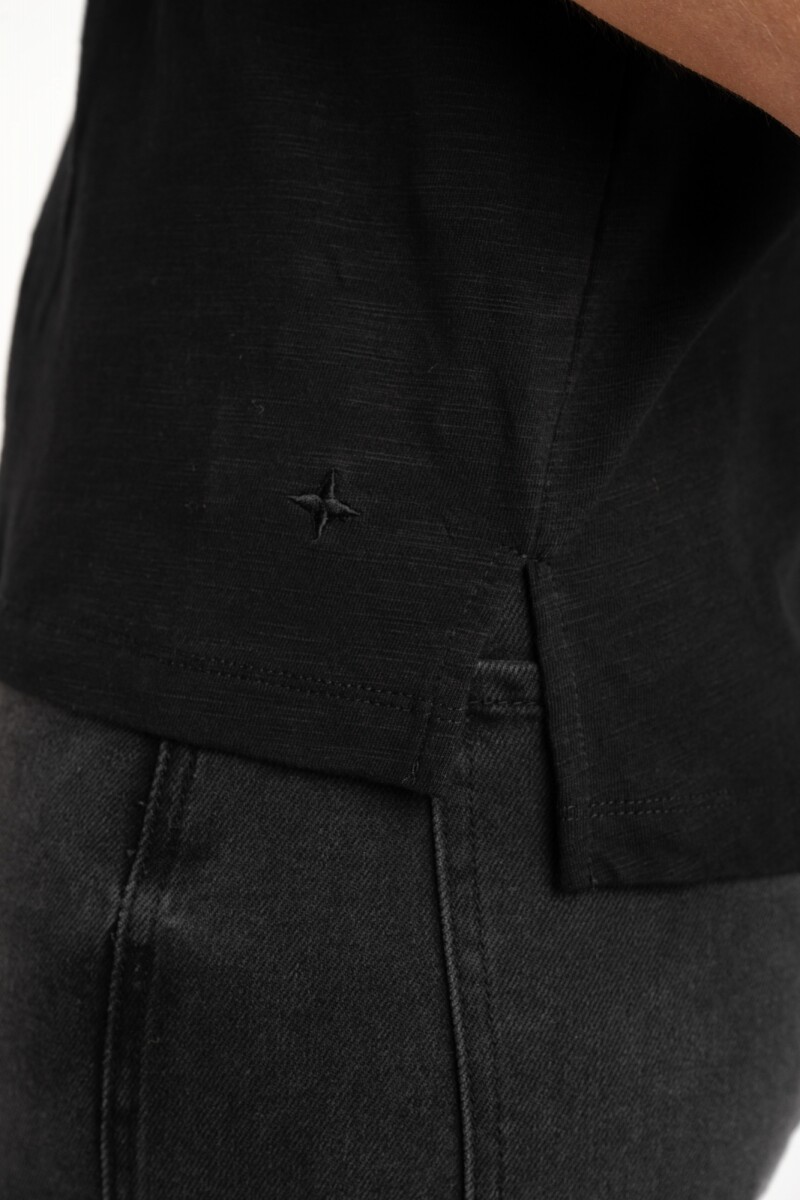 Remera Algodón Falame Negro