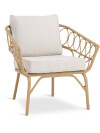 Sillón de exterior JENNUM natural Sillón de exterior JENNUM natural