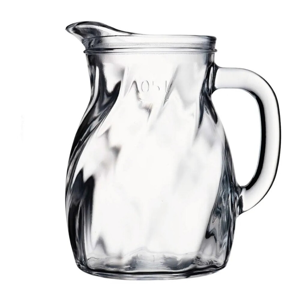 Jarra de Vidrio Twist Transparente 500 ml con Asa GE JARRA TWIST 0.5L