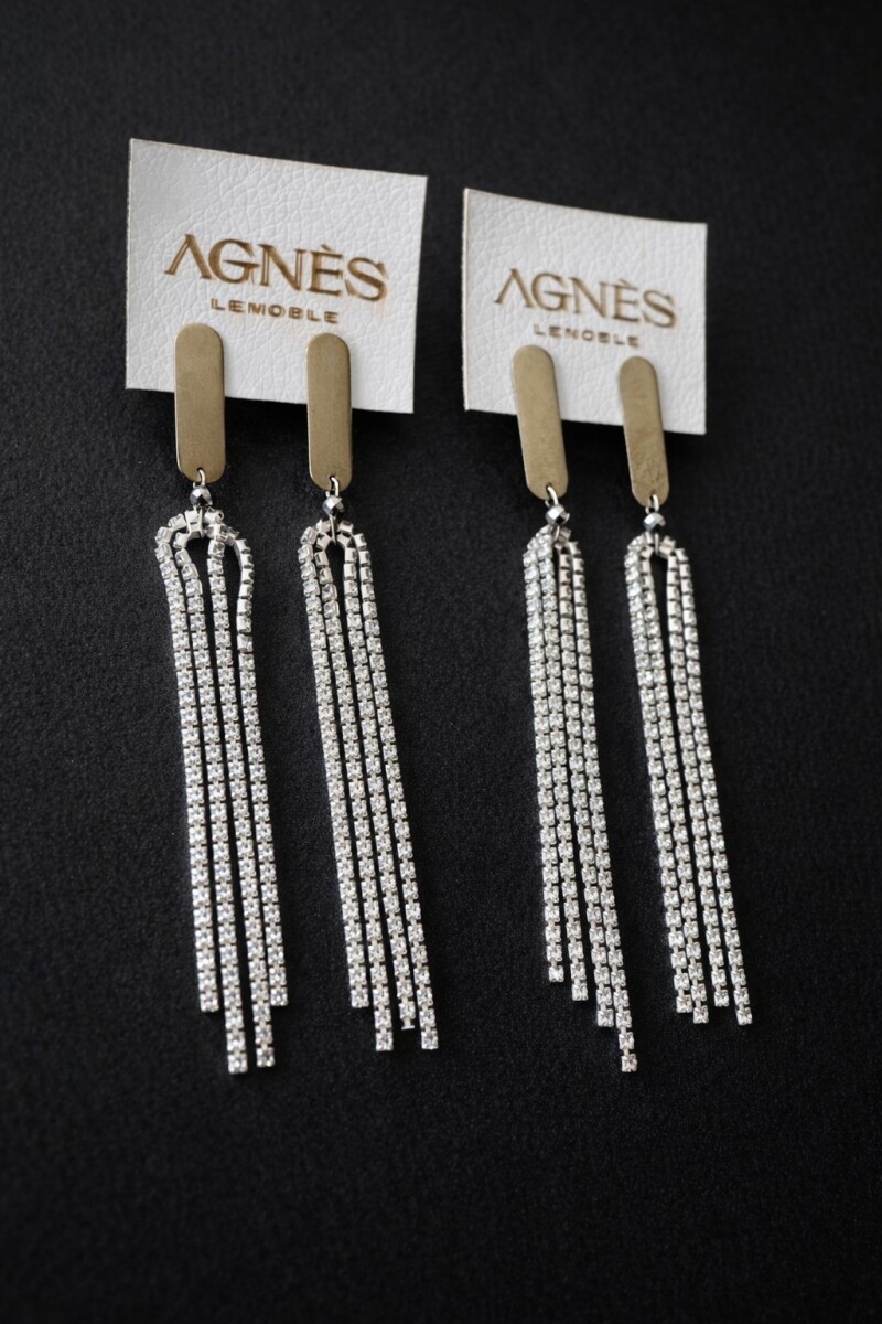 Serpentine Earrings XL - Plateado 