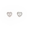 Caravanas Corazón-Plata 925-Piedra Zirconia-CA3033 Conpiedra