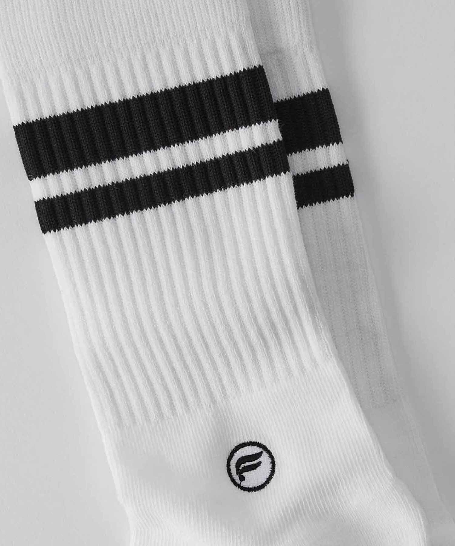 Medias The Everyday Crew Unisex Classic White Stripe