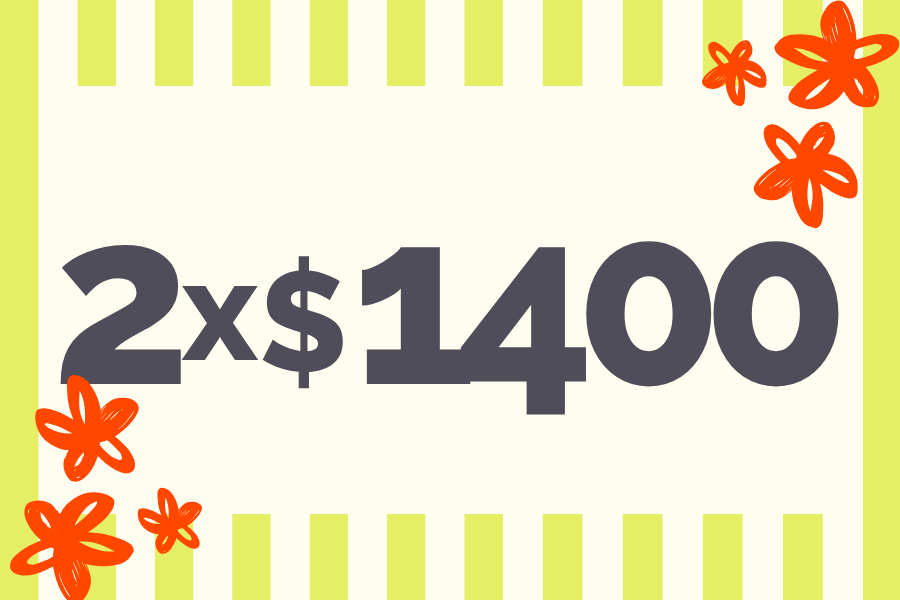 Promo 2x1400