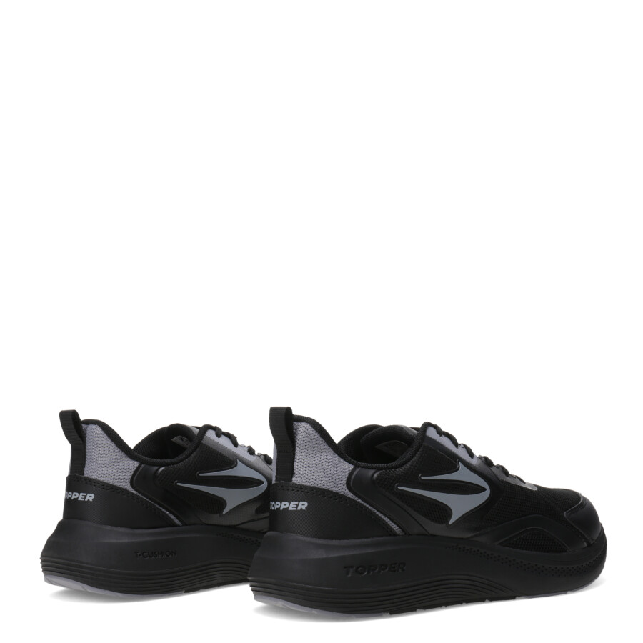Championes de Hombre Topper Drive 2 Negro - Gris