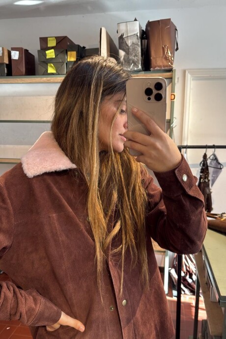 Warm Shirt Chocolate / Rosado