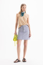 POLLERA MAX COLOR Gris