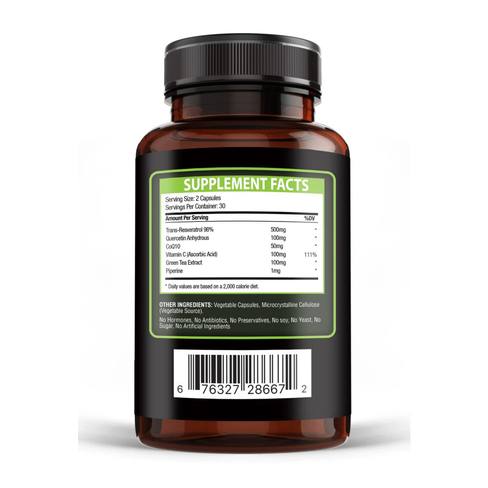 ResveraLife | Resveratrol Formula | 60 Cápsulas Golden Naturals ResveraLife | Resveratrol Formula | 60 Cápsulas Golden Naturals
