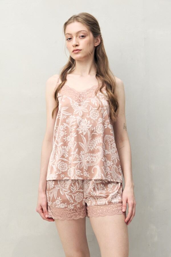 TOP TERESA PRINTED Tostado