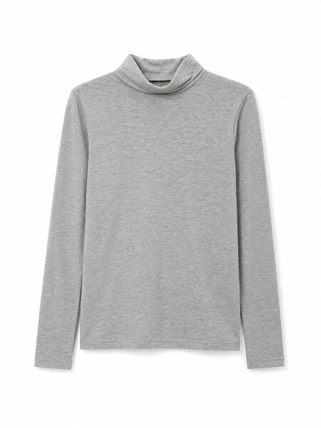 POLERA NAZARETH GRIS MELANGE M
