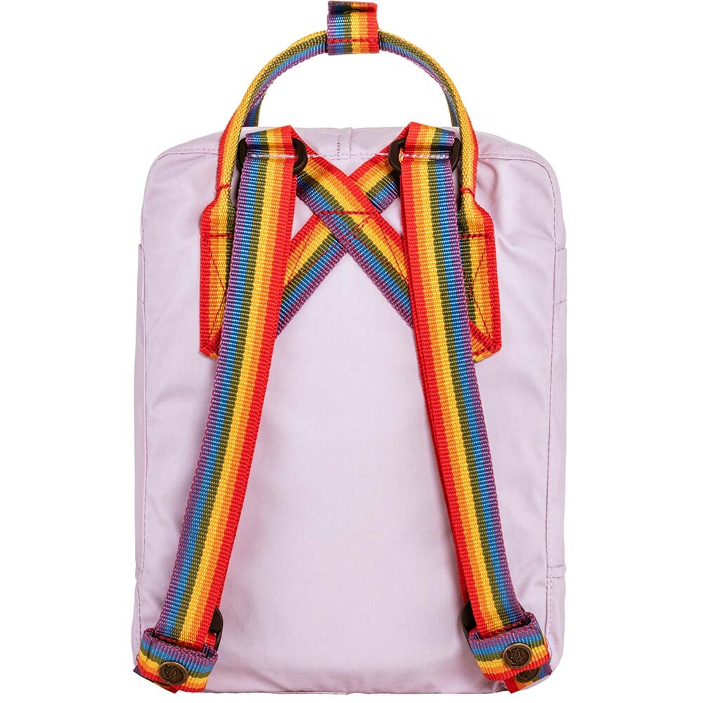 Mochila Fjallraven Kanken Rainbow Mini Unisex Pastel Lavender-Rainbow