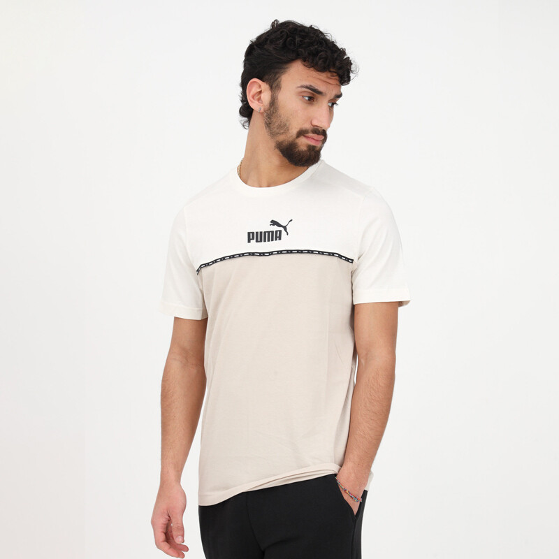 Remera Puma Ess Block X Tape Tee Remera Puma Ess Block X Tape Tee