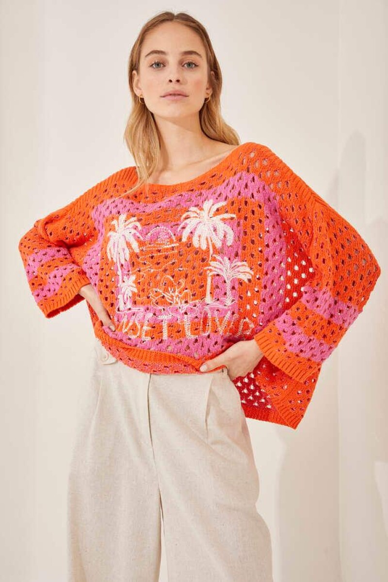 SWEATER SUNSET - NARANJA 