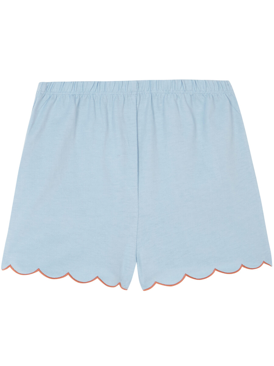 Pijama Naranjas Azul