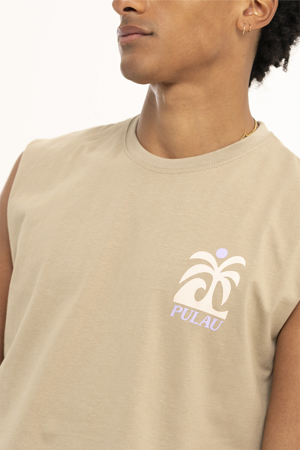 Musculosa Pulau Indo Marrón