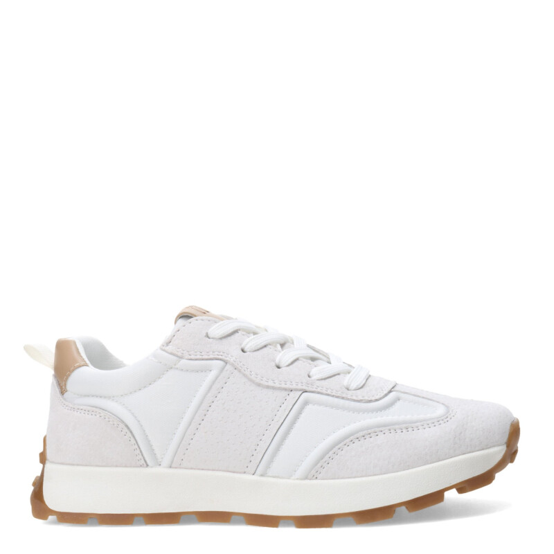 Championes de Mujer Miss Carol URTI Beige - Blanco