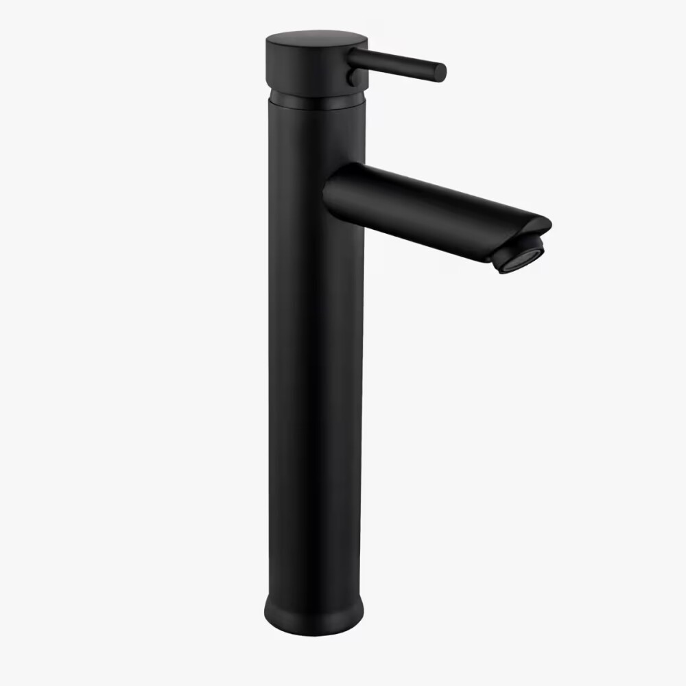 Grifería de lavatorio Monocomando alto de mesada Milano Negro Mate Grifería De Lavatorio Monocomando Alto De Mesada Milano Negro Mate