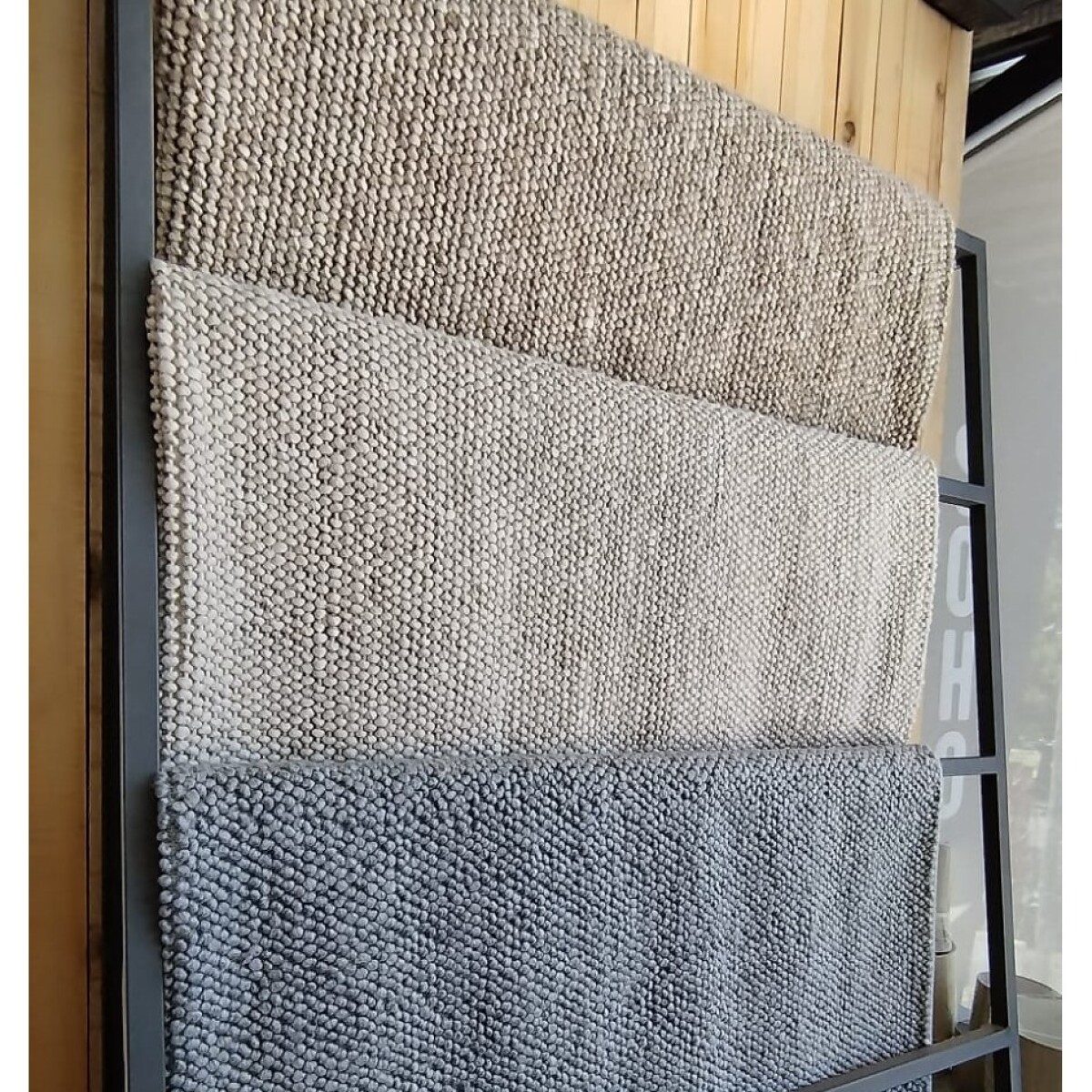 alfombra lana gris, 4x3 m 