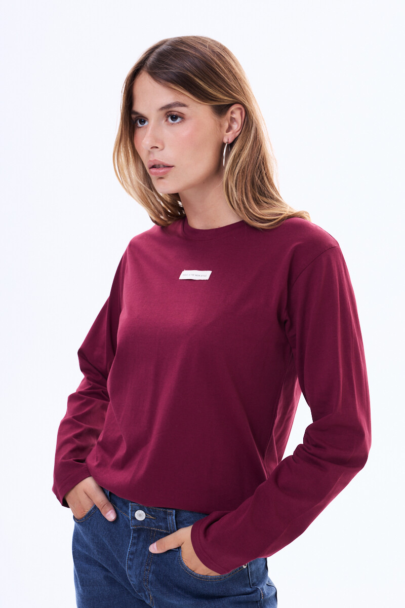 Remera Freya Bordo