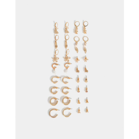 Sets De Aros De Metal Dorado