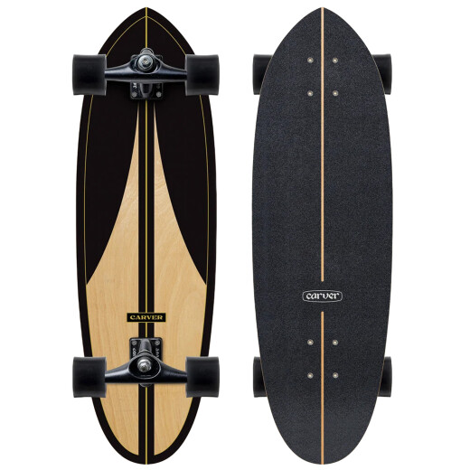 Longboard Carver CX Black Label 32.5" - Negro Longboard Carver CX Black Label 32.5" - Negro
