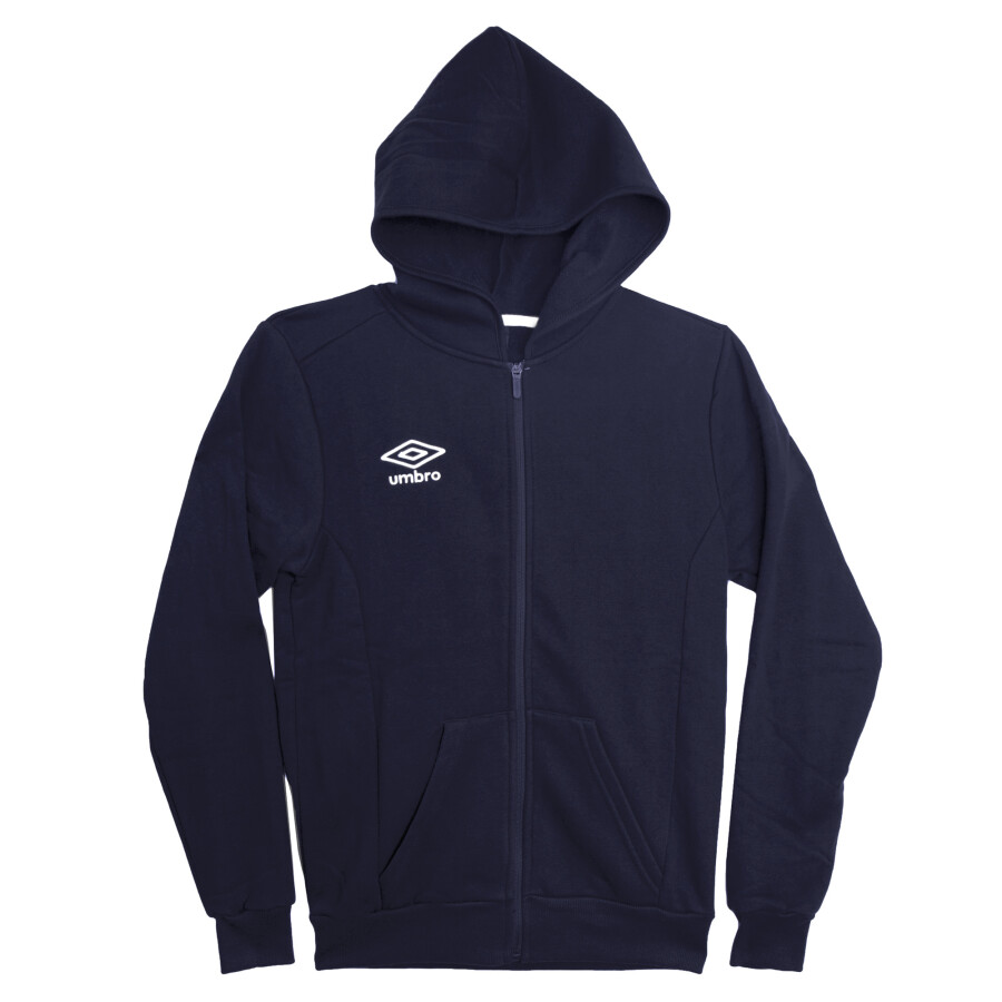 Campera de Hombre Umbro C/capucha Adulto Azul Marino - Blanco