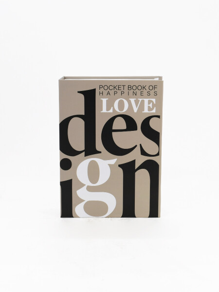 LIBRO CAJA DECORATIVO BEIGE