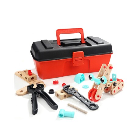 Caja de herramientas de juguete Top Bright con accesorios Caja de herramientas de juguete Top Bright con accesorios