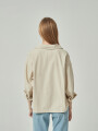 Campera Pozos Beige Claro